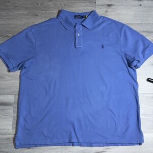 Polo Ralph Lauren Big & Tall 2XB Blue Short‎ Sleeve Polo Shirt